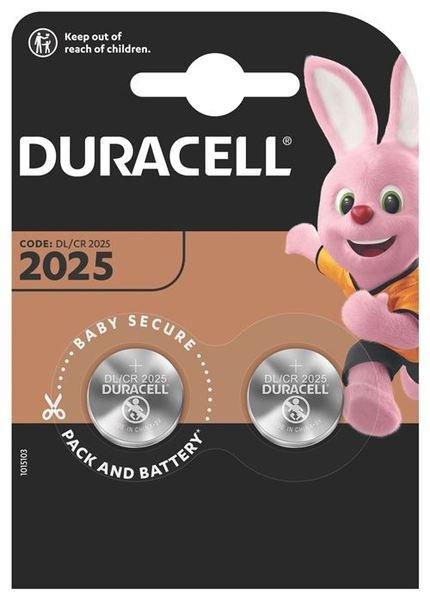 Image of DURACELL DURACELL Knopfbatterie Specialty DL2025 B2 CR2025, 3V 2 Stück - CR2025