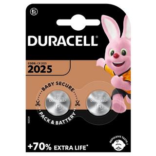 DURACELL  Duracell Spezial Lithium Knopfzellen CR2025 2 Stk. 