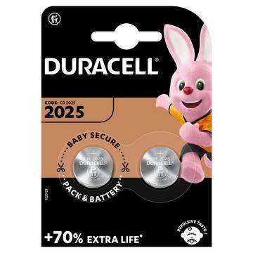 Duracell Spezial Lithium Knopfzellen CR2025 2 Stk.