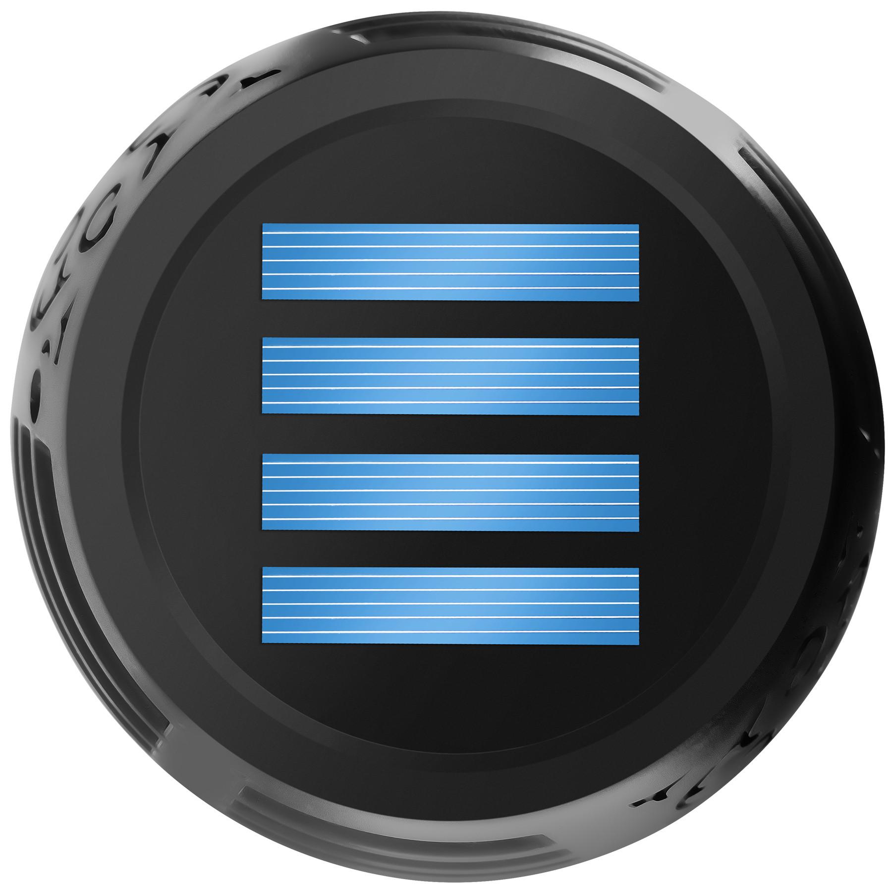 Tectake Set di 6 lampade solari Flare, LED, sensore crepuscolare  