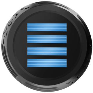 Tectake Set di 6 lampade solari Flare, LED, sensore crepuscolare  