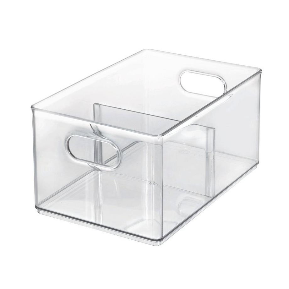 iDesign HOME EDIT - Bac de rangement KLAR Freezer - avec 2 compartiments