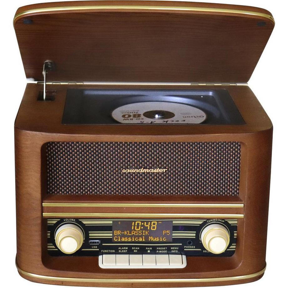 soundmaster  Soundmaster NR961 radio Portatile Digitale Legno 