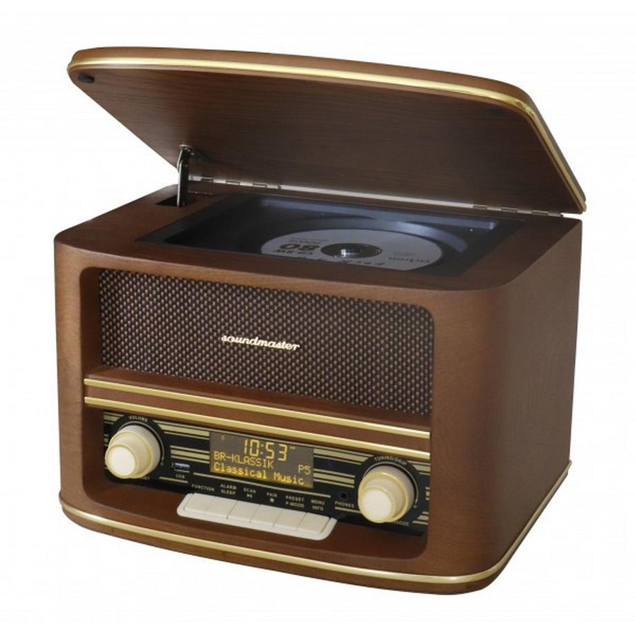 soundmaster  Soundmaster NR961 radio Portatile Digitale Legno 