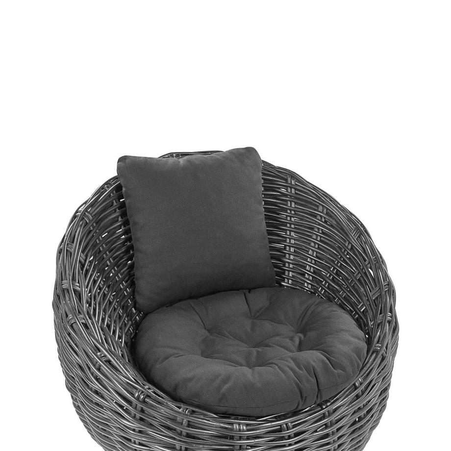 Beliani Sedia da giardino en Rattan Boho LERICI  