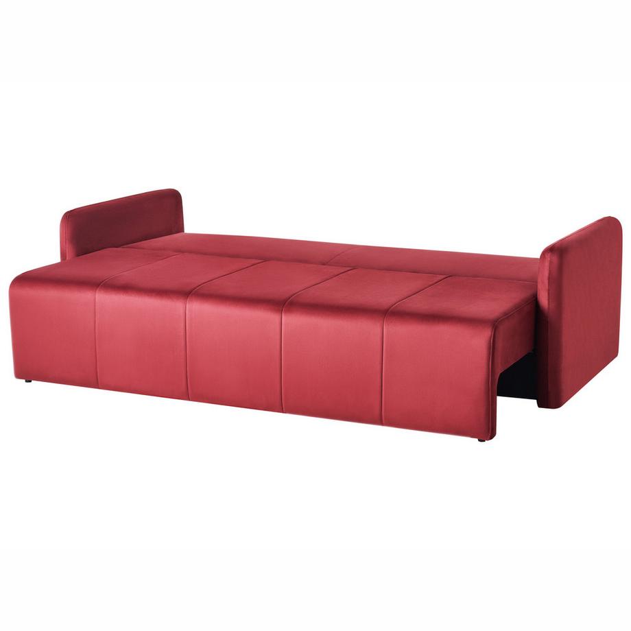 Beliani Schlafsofa aus Samtstoff  EGGE  