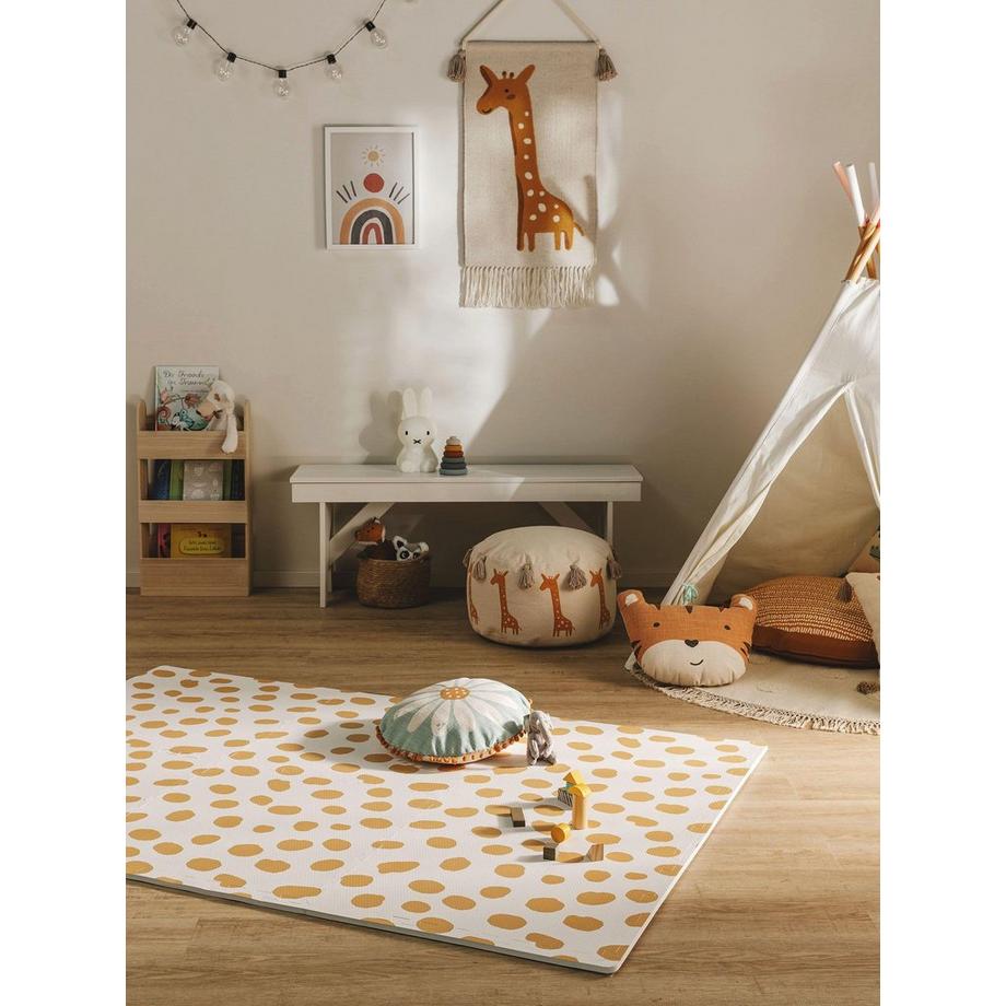 Benuta Tapis de jeu Savannah Crème/Jaune  