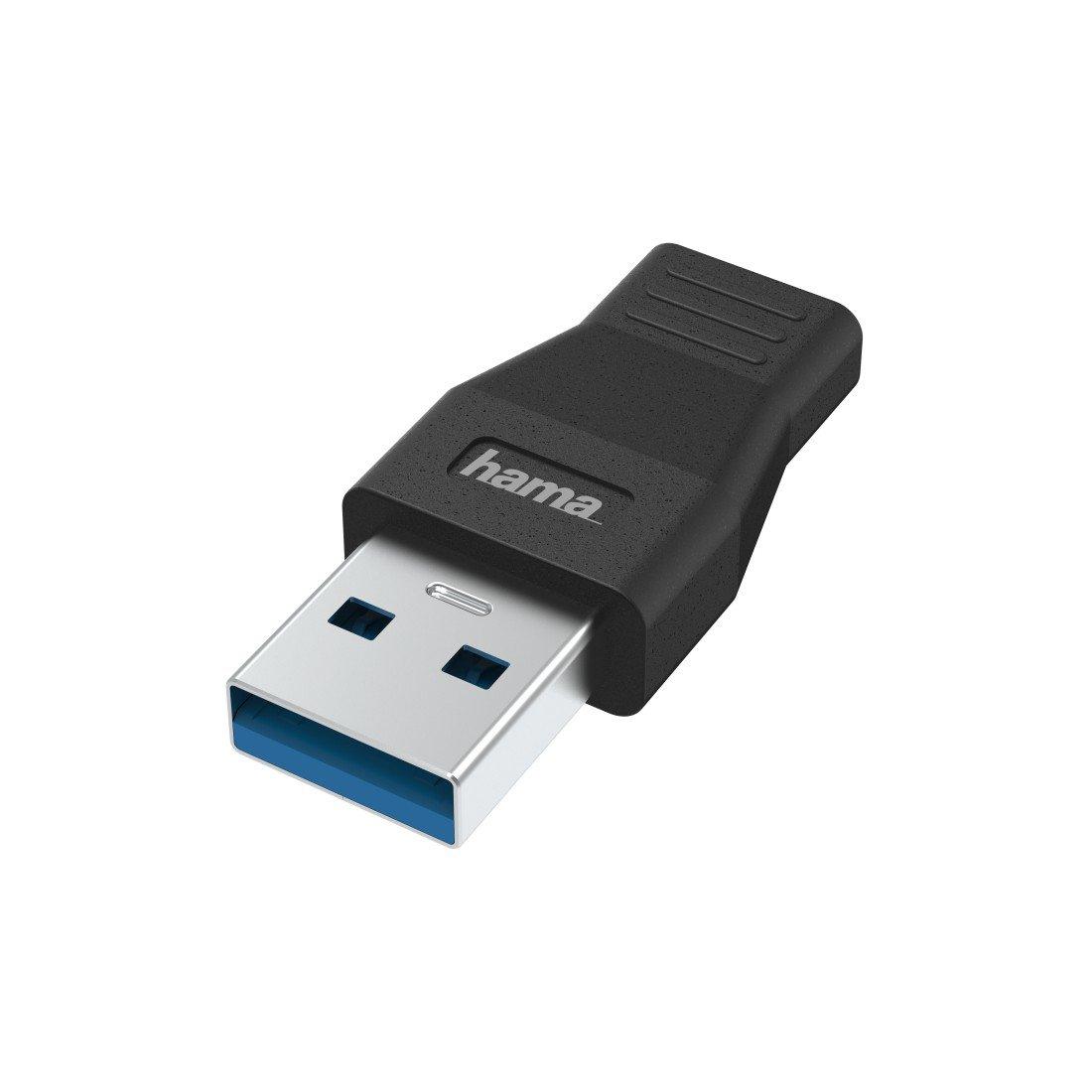 Image of Hama 00200354 Kabeladapter Usb Type-a Usb Typ-c Schwarz Unisex Schwarz
