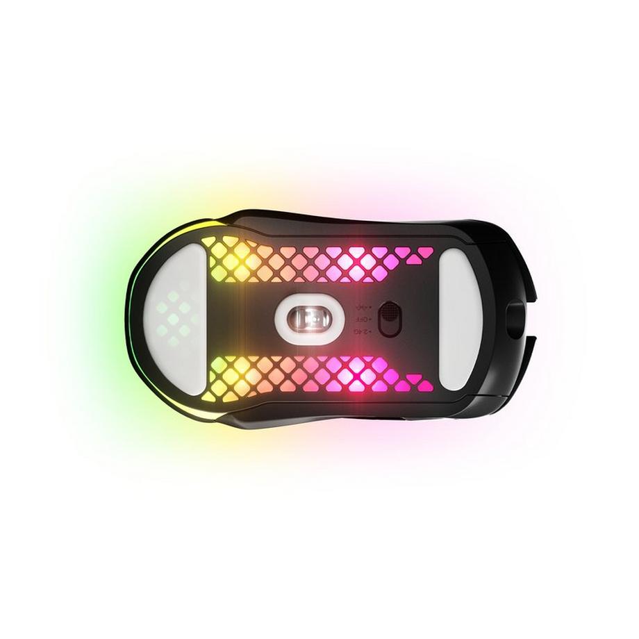 steelseries  Steelseries Aerox 5 Wireless Maus rechts RF Wireless + Bluetooth + USB Type-A Optisch 18000 DPI 