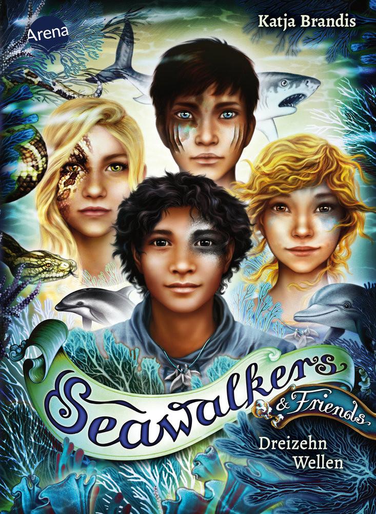 Seawalkers & Friends. Dreizehn Wellen Brandis, Katja; Carls, Claudia (Illustrationen) Gebundene Ausgabe 