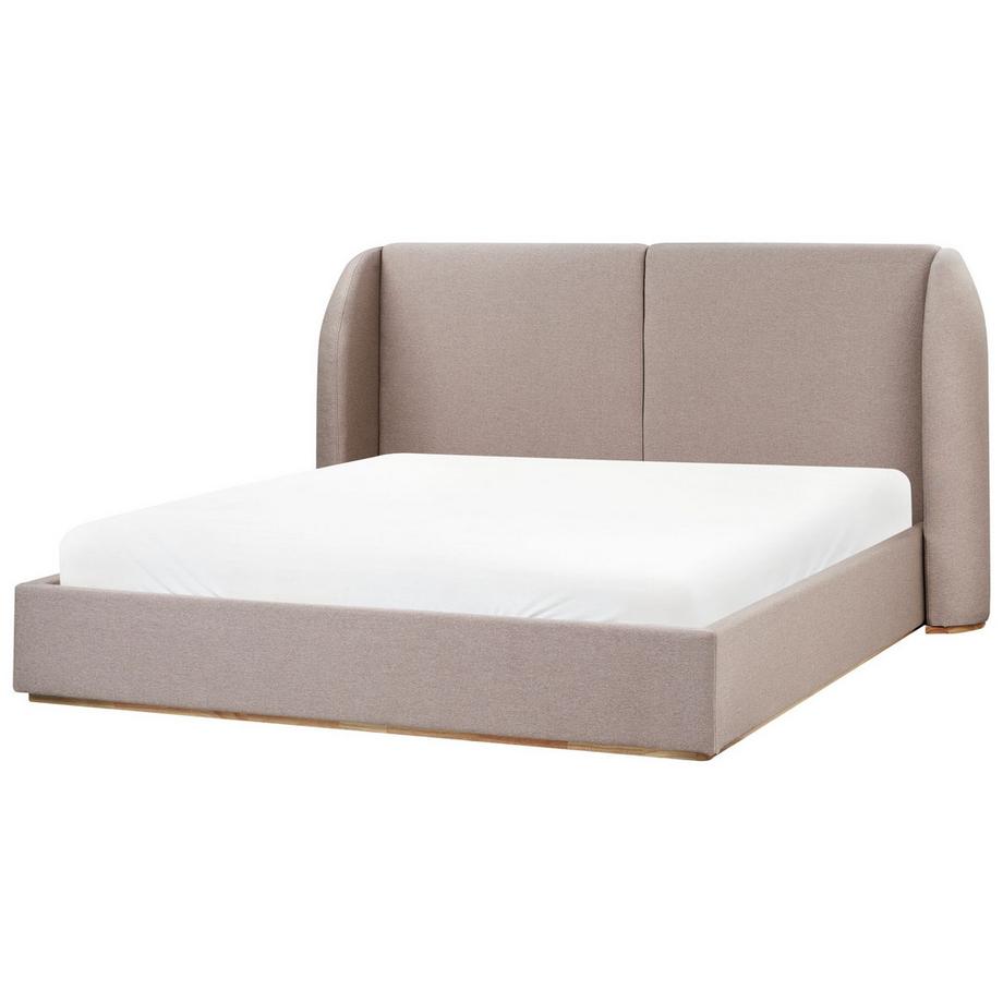 Beliani Lit ottoman en Tissu Moderne MONESTIER  