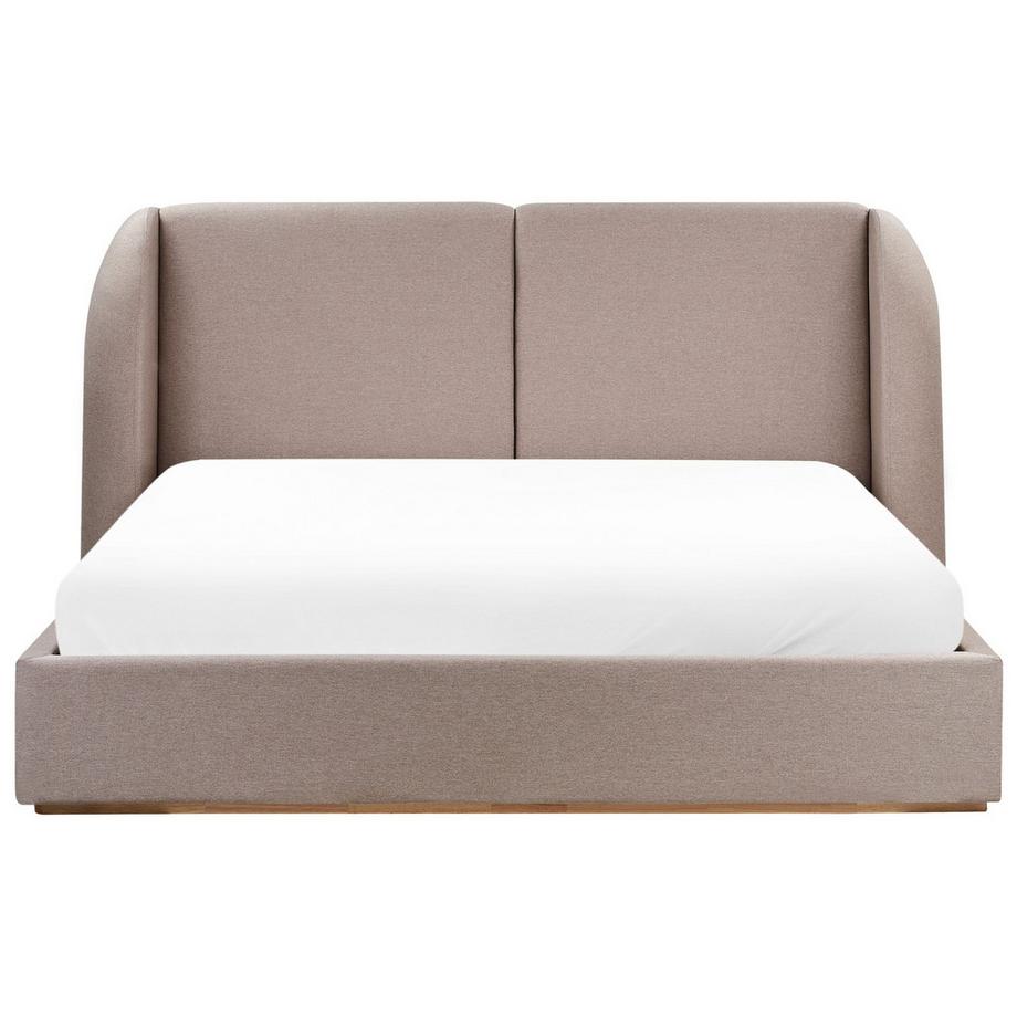 Beliani Lit ottoman en Tissu Moderne MONESTIER  