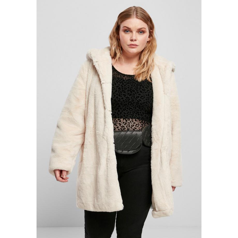 URBAN CLASSICS Manteau Teddy à Capuche  