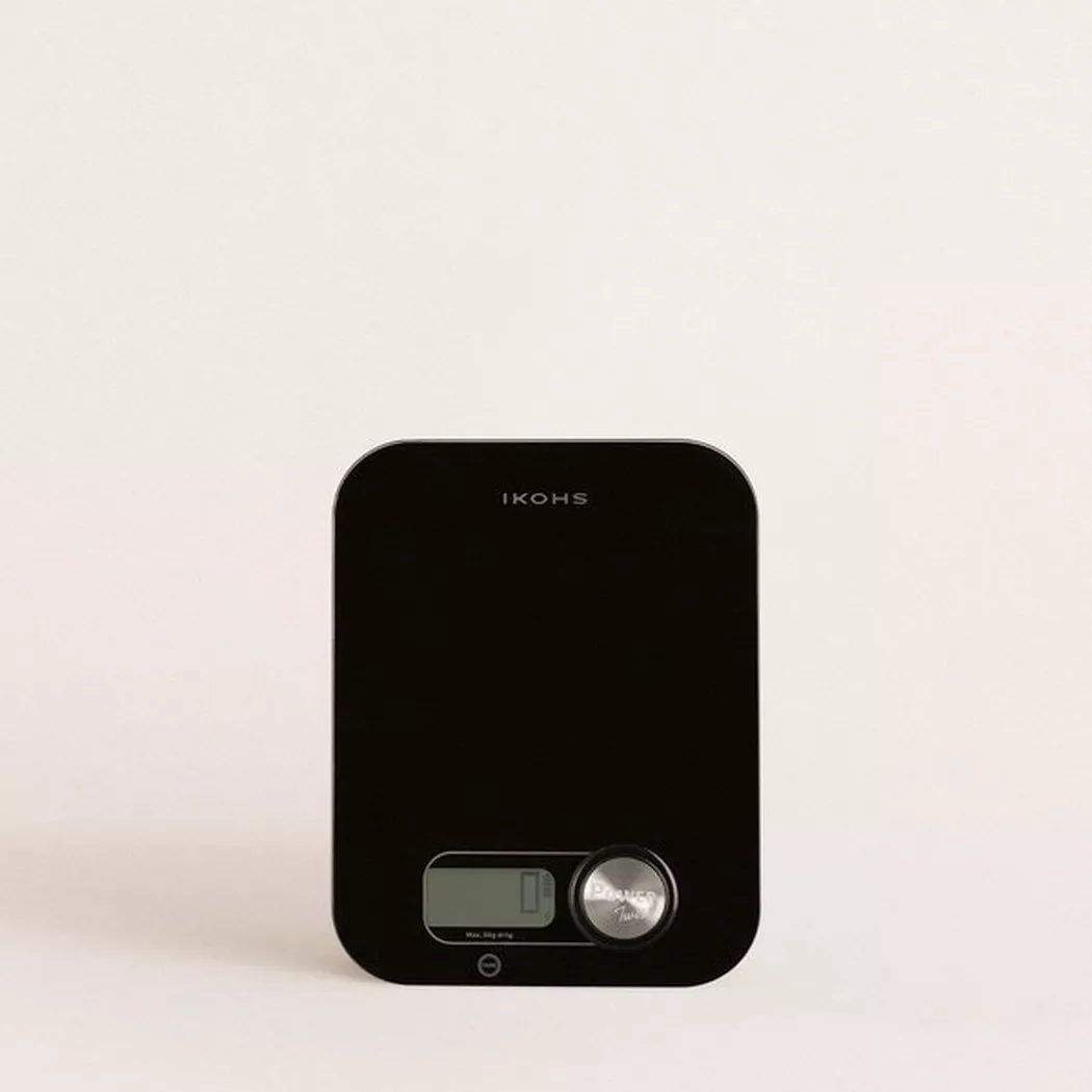 CREATE - Pondus - Küchenwaage ohne Batterien, 4.5cm, Schwarz