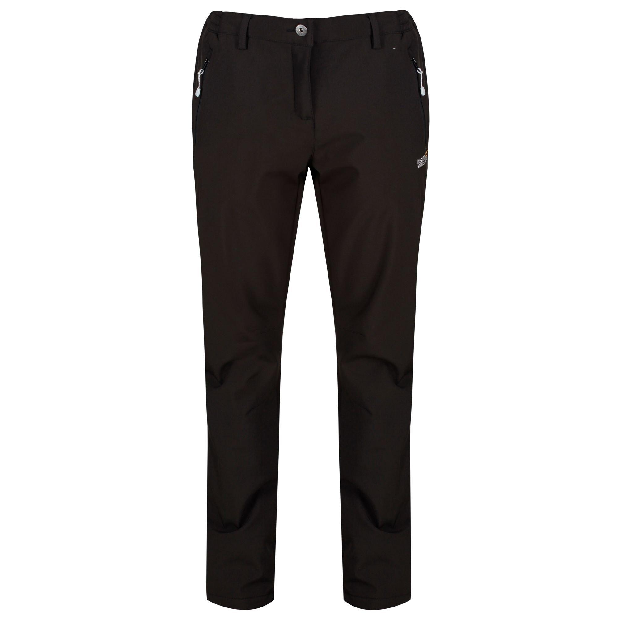 Image of Great Outdoors Geo Softshell Ii Hose, Lange Länge Damen Schwarz 40