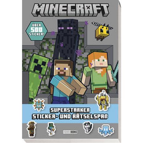 Minecraft: Superstarker Sticker- und Rätselspaß Panini Copertina rigida 