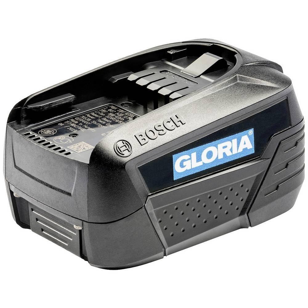 Gloria Haus und Garten  Batterie Bosch 18 V - Power 4 Ah POUR TOUTES les lignes 