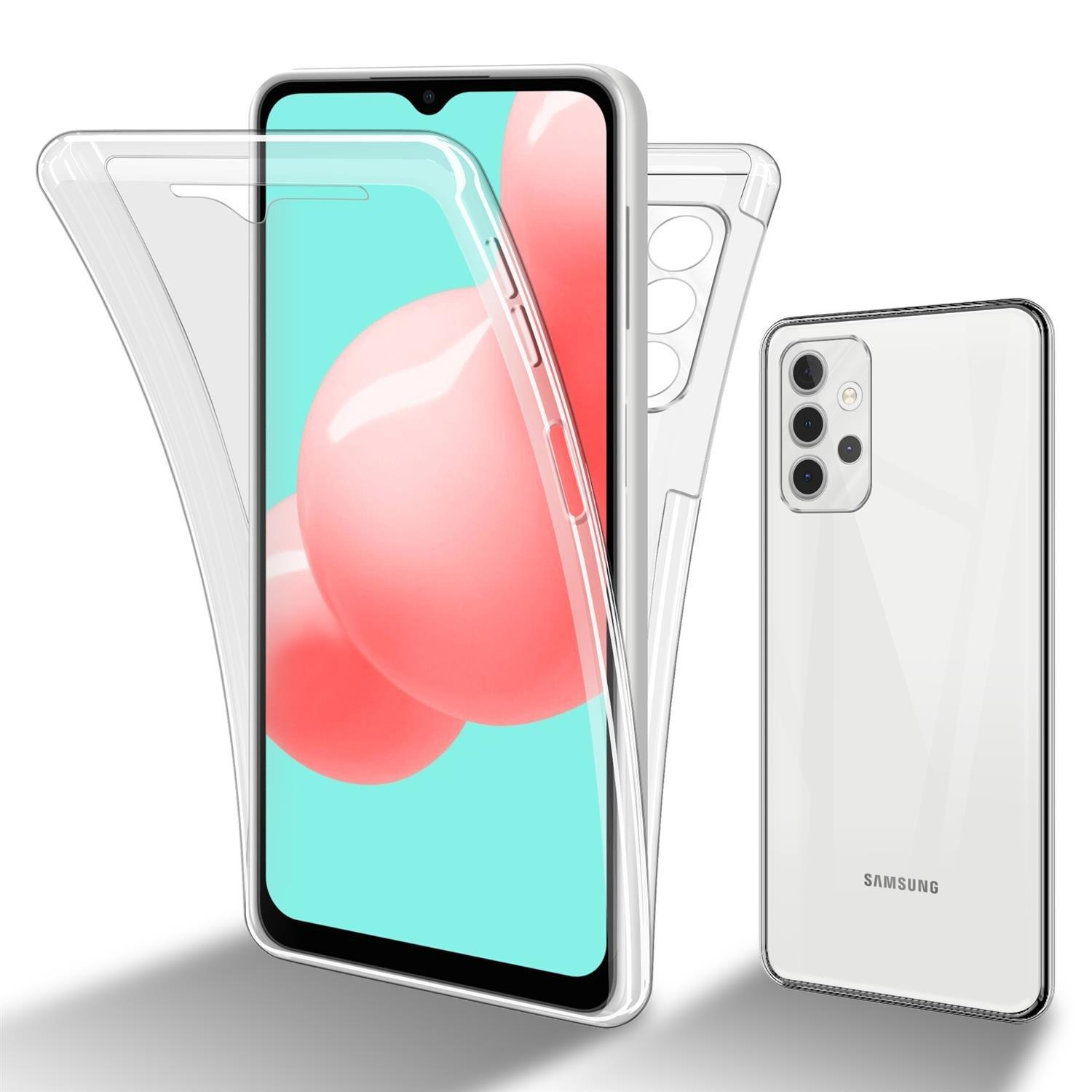 Cadorabo  Housse compatible avec Samsung Galaxy A32 5G - 360° Full Body Coque de protection - Protection frontale et dorsale, protection intégrale avec protection d'écran 