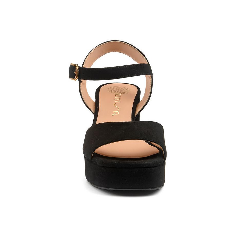 Unisa Odran Plateau Blockabsatz Sandalen  