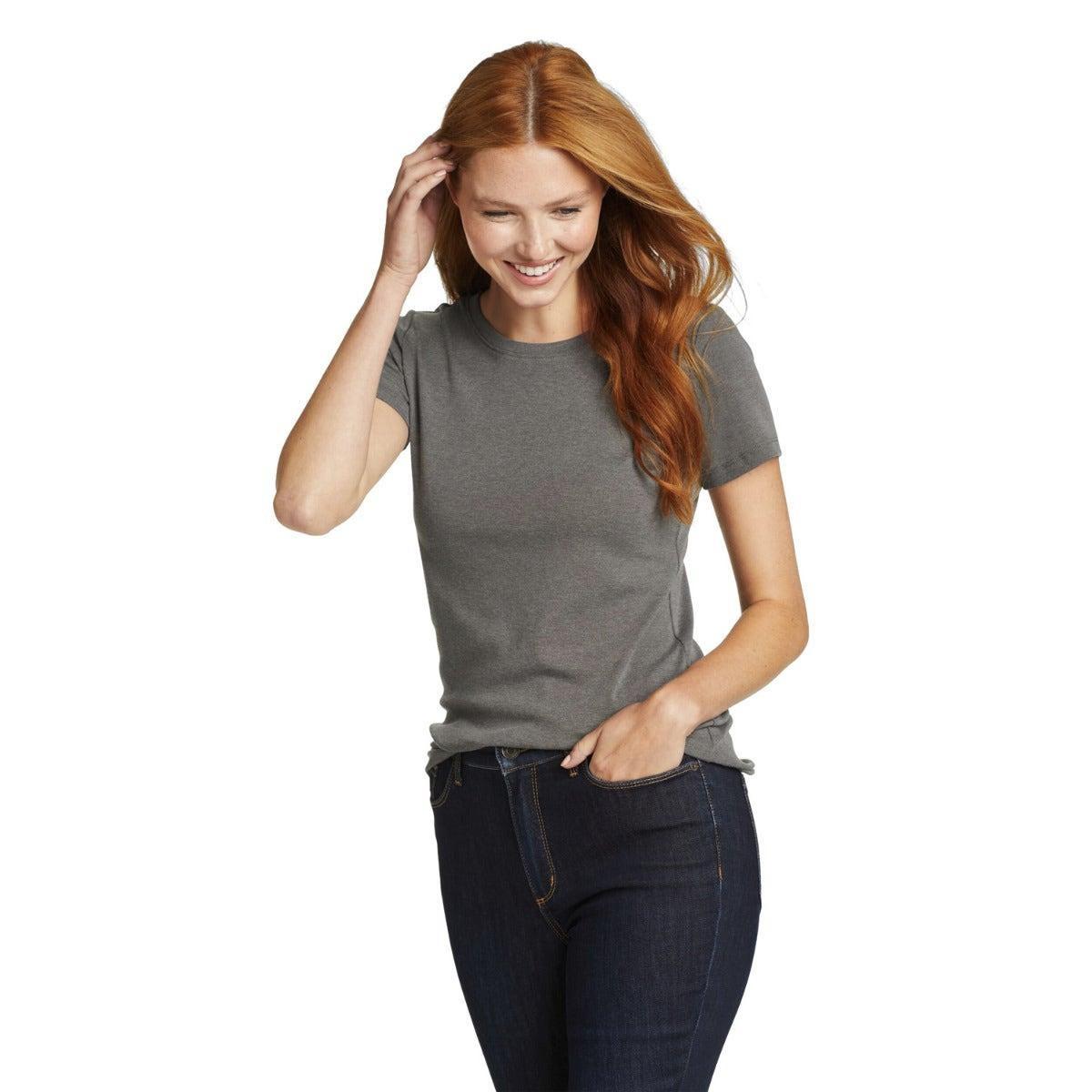 Image of Favorite Tshirt Rundhalsausschnitt Damen Schiefergrau XXL