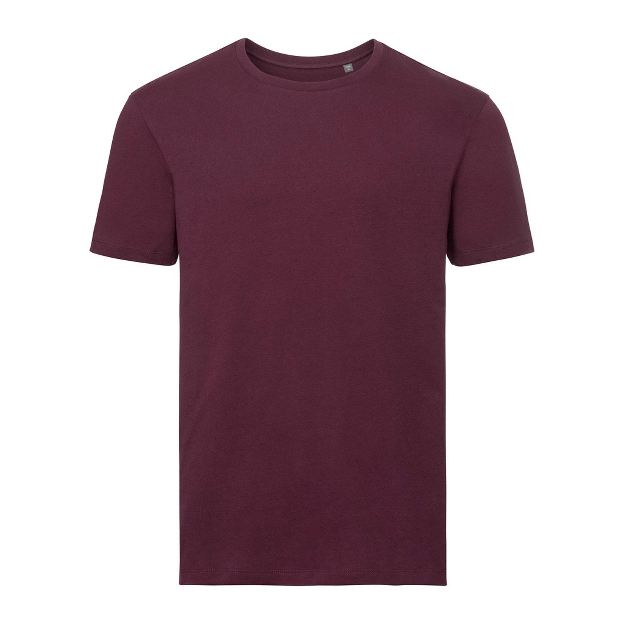 Image of Authentic Pure Organik Tshirt Herren Weinrot S