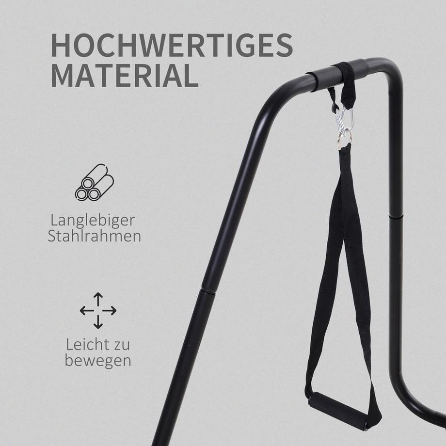 HOMCOM  Station de dips 