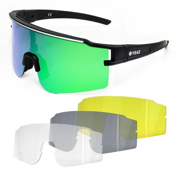 YEAZ  SUNTHRILL Set Lunettes de soleil de sport - Jet Black 