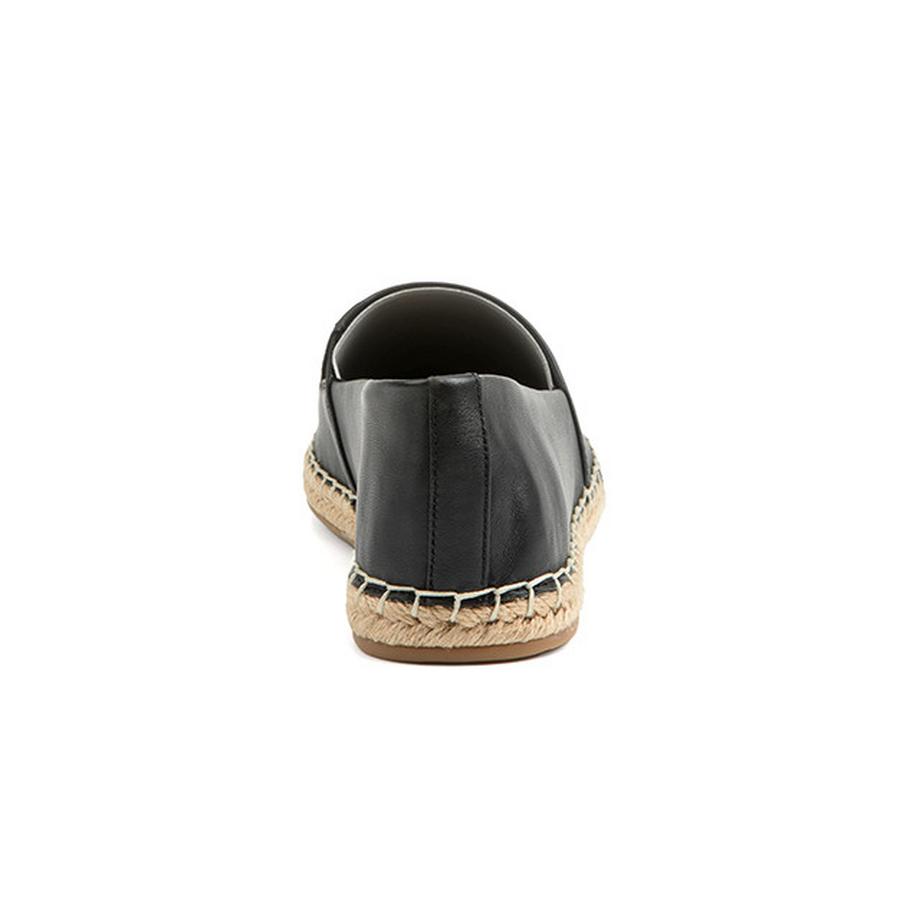 TOMMY HILFIGER TH Logo Espadrille en Cuir  