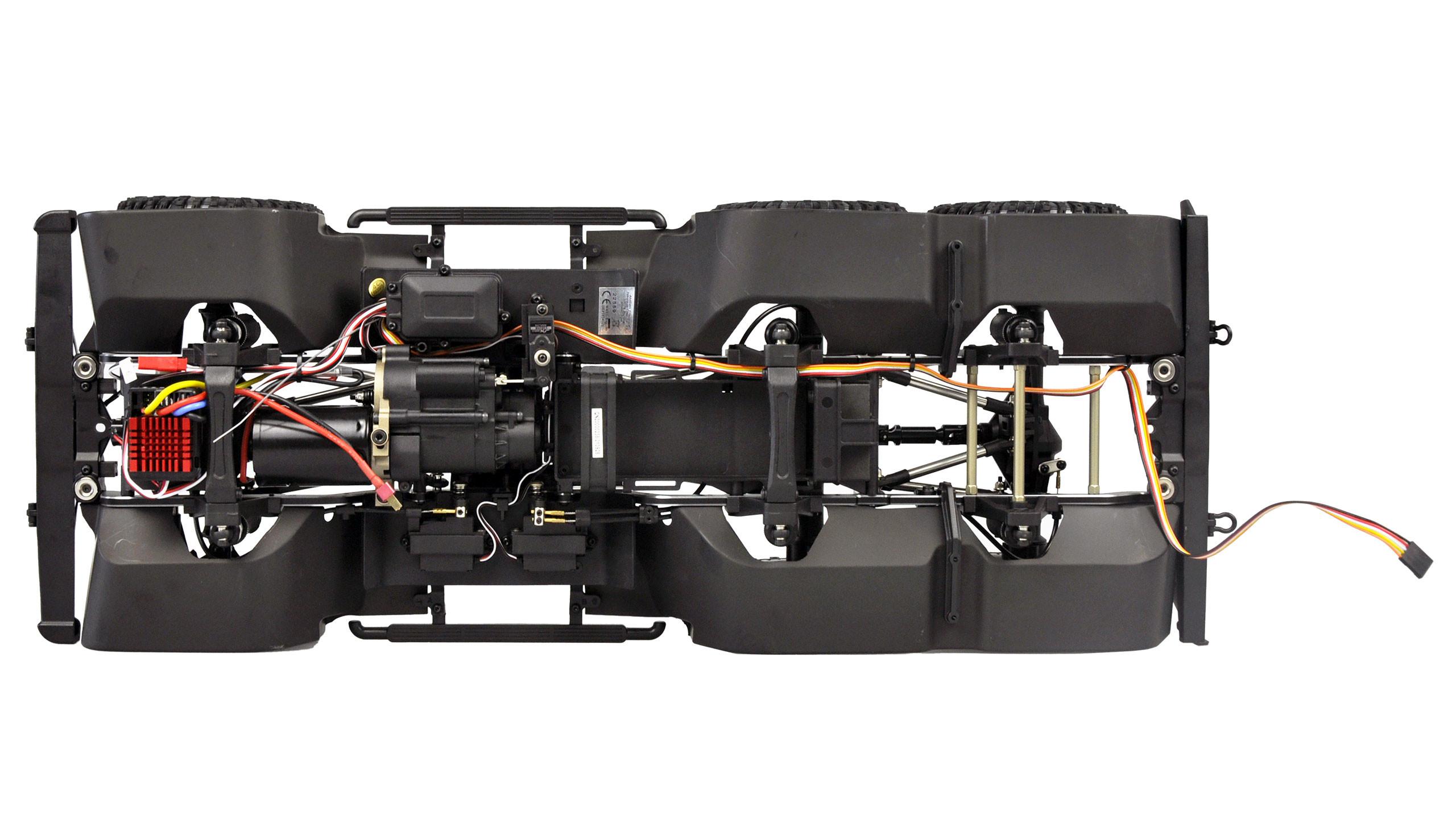 Amewi  Scale Crawler RCX10.3B 6x6 Pro, Grau ARTR, 1:10 