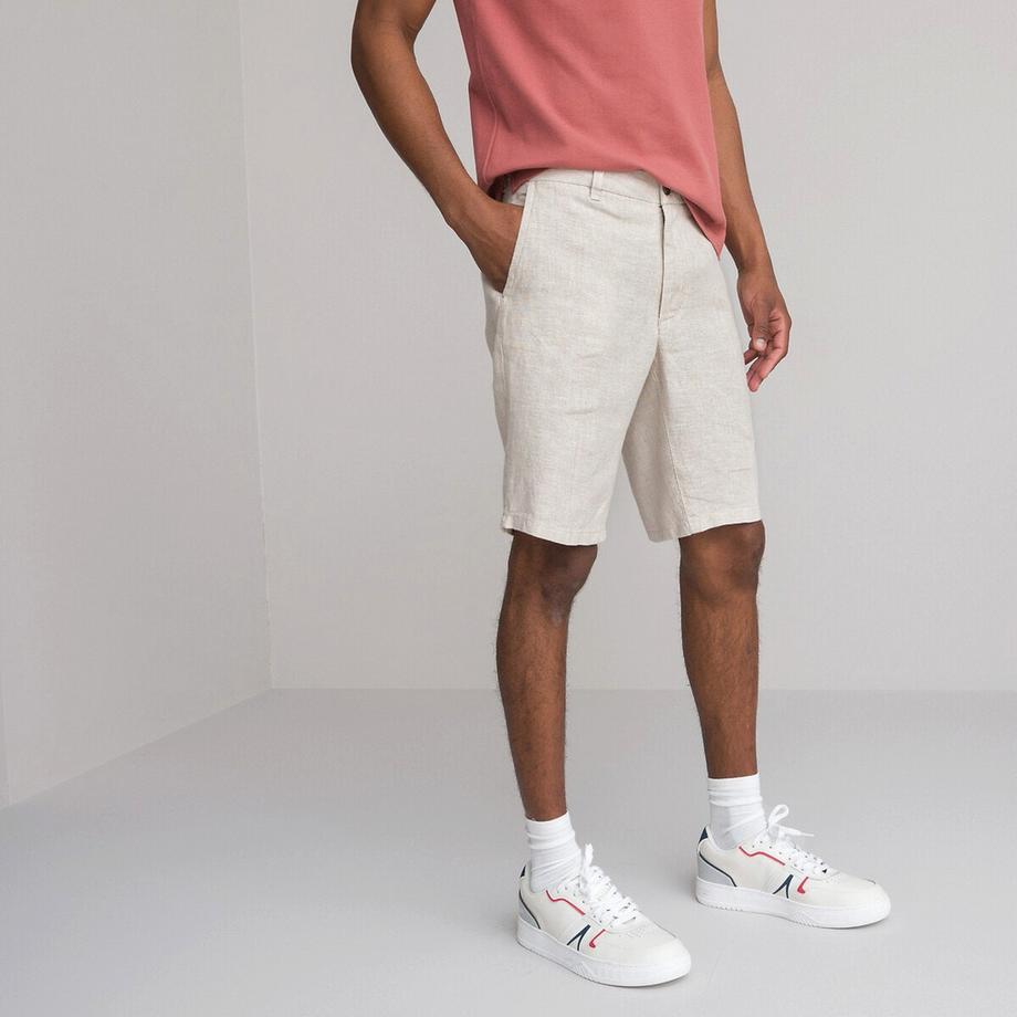 La Redoute Collections Bermuda Leinen Shorts  