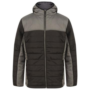 Kapuze Kontrast Padded Jacket