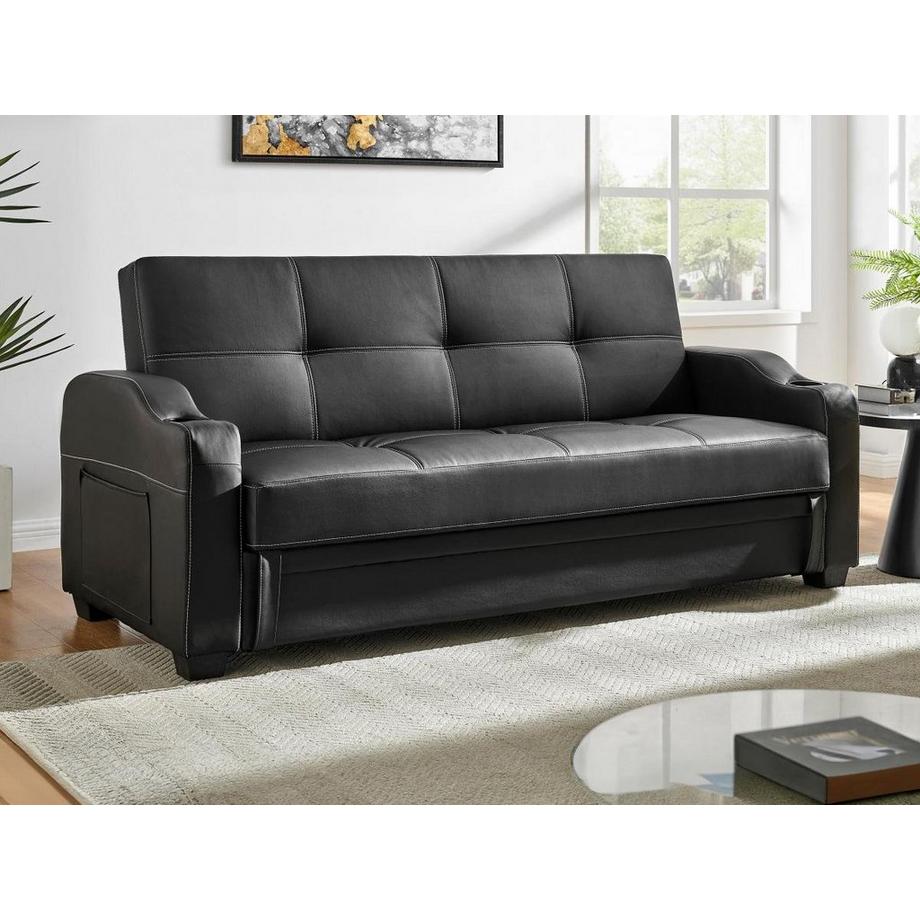 Vente-unique Canapé conible clic clac en simili MIRELLA  