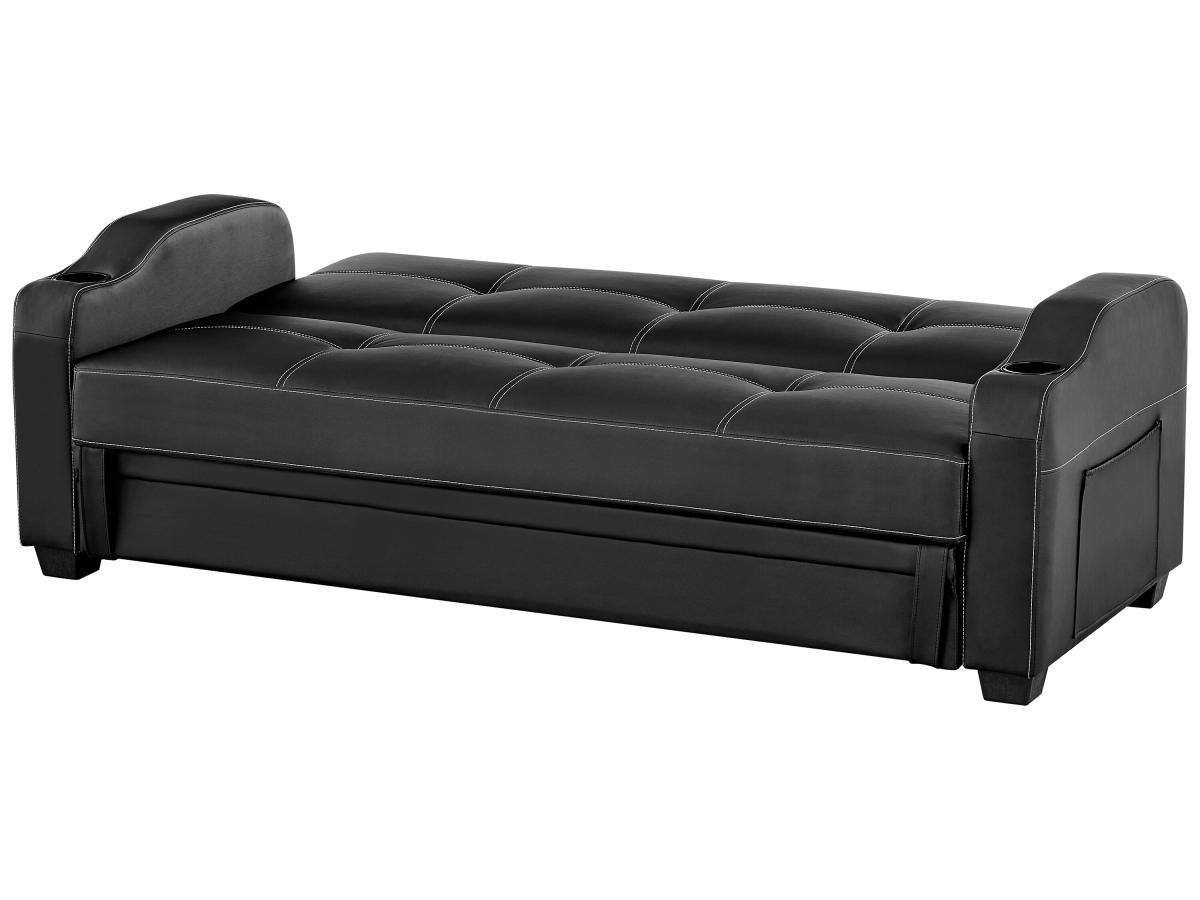 Vente-unique Schlafsofa Klappsofa MIRELLA Kunstleder  