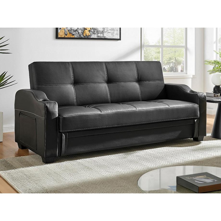 Vente-unique Canapé conible clic clac en simili MIRELLA  