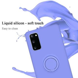 Cadorabo  Hülle für Samsung Galaxy S20 FE TPU Silikon mit Ring Liquid 