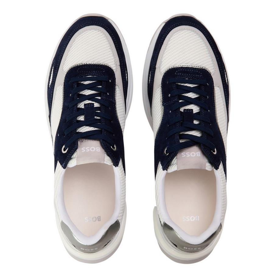 BOSS Skylar Scarpe Sportive con Dettagli in Pelle Scamosciata  