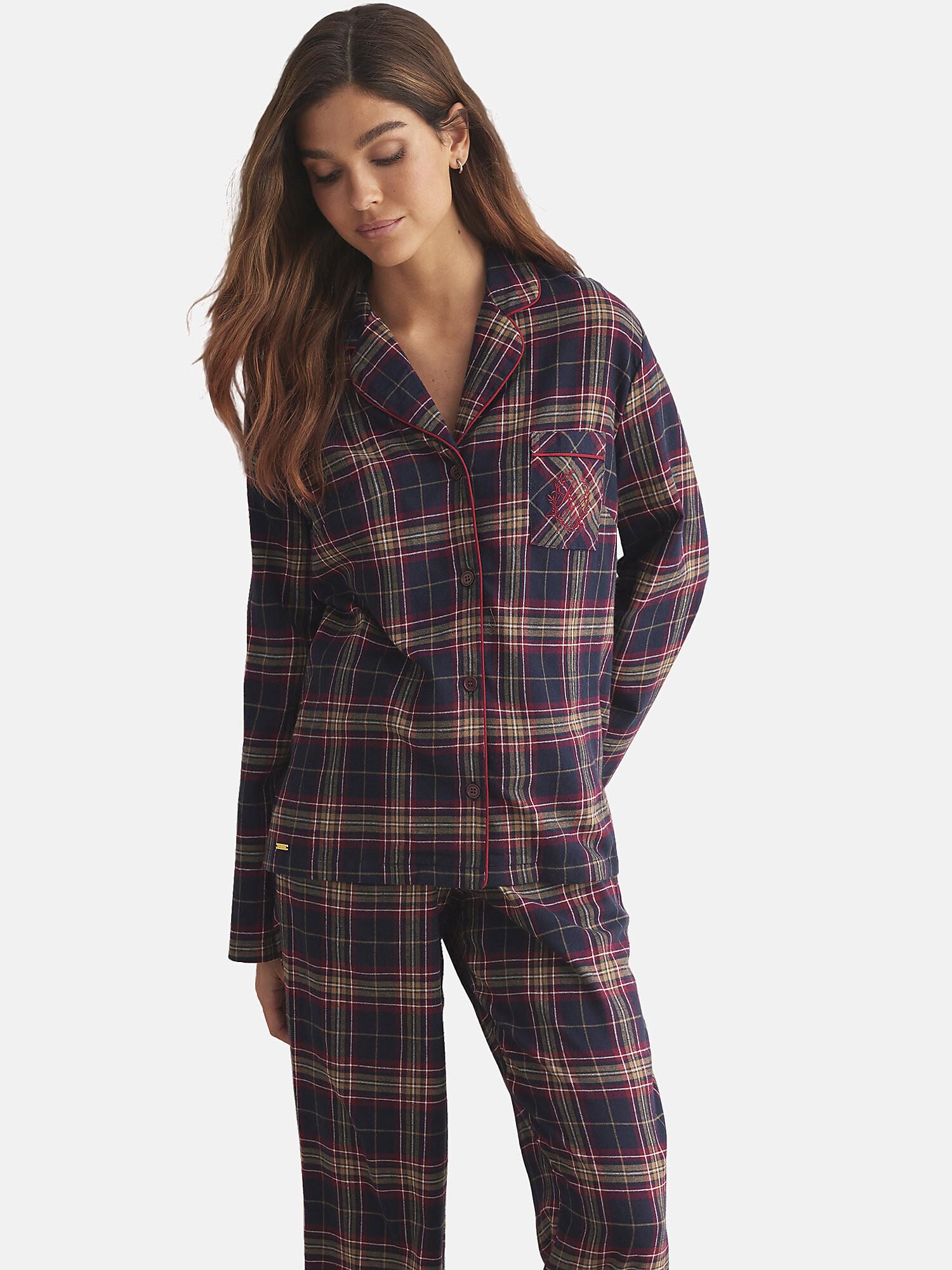 Selmark  Pyjama pantalon chemise manches longues PLAID 