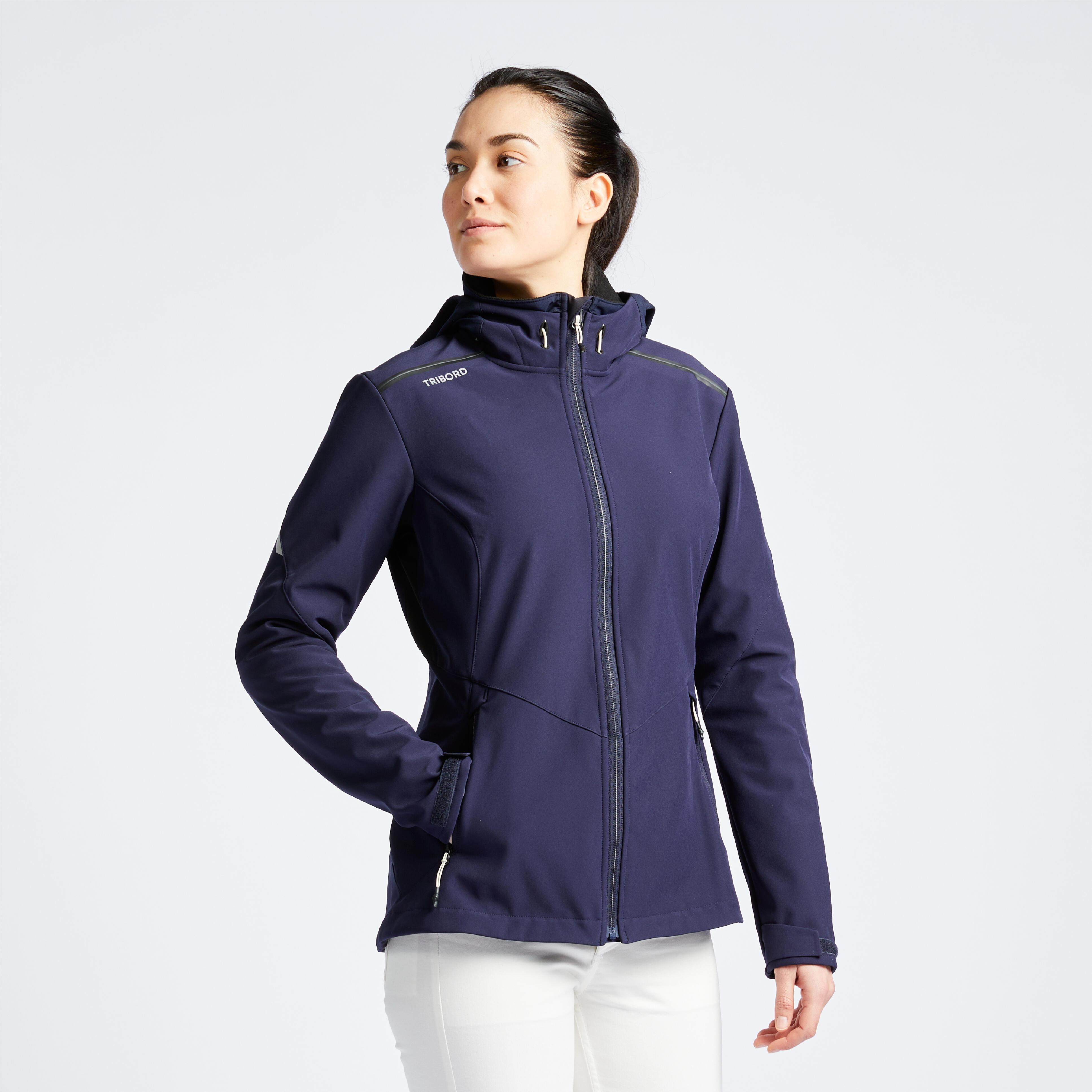 Image of Softshell-jacke - Sailing 900 Unisex Blau Bedruckt 40
