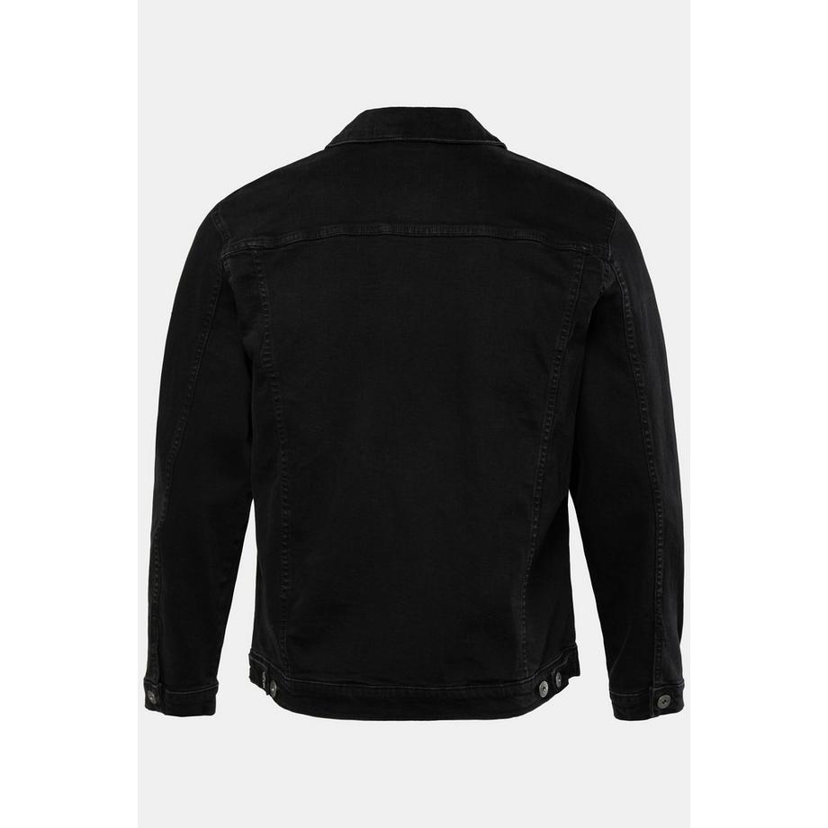 JP1880 Jeansjacke 4 Taschen Knopfleiste  