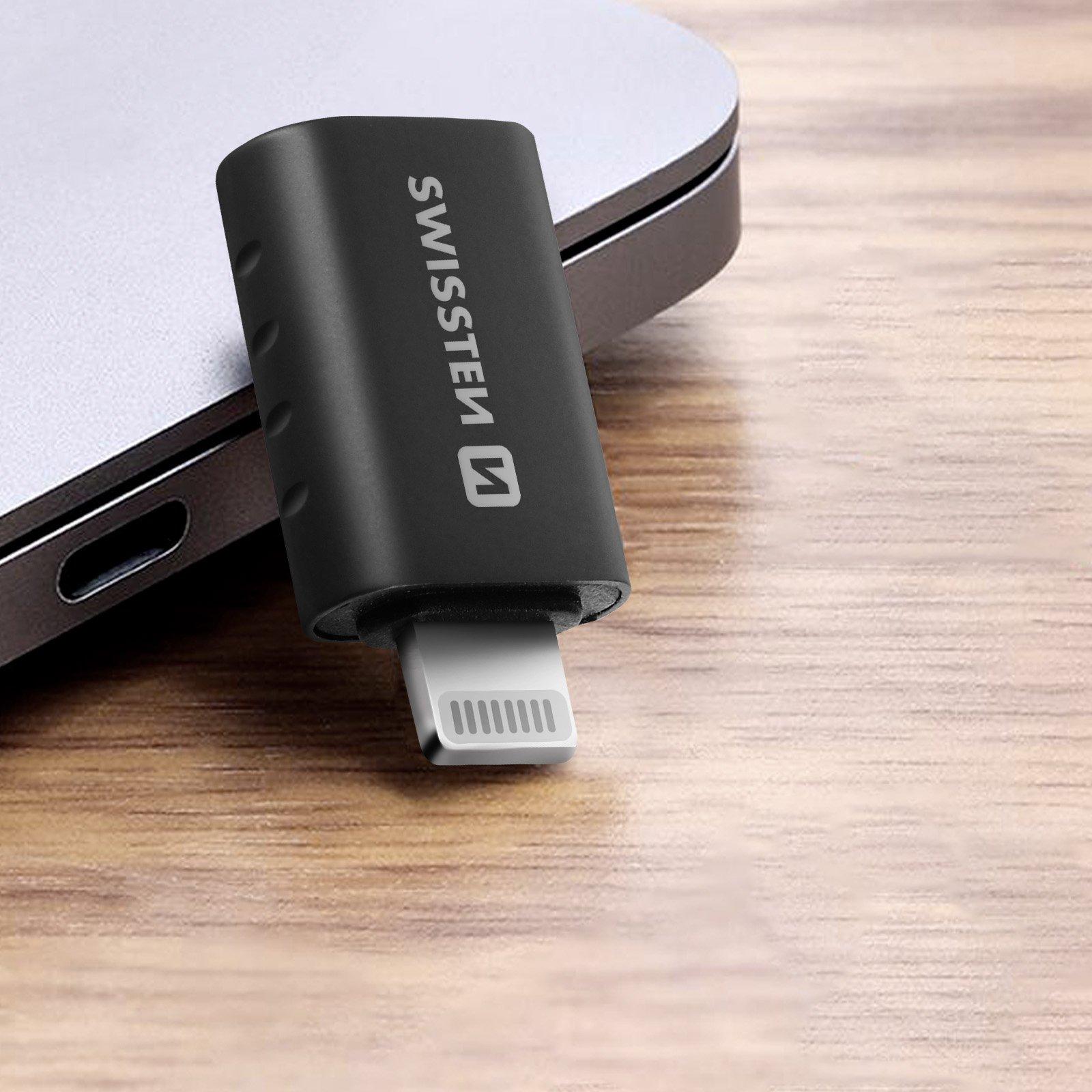 SWISSTEN  Adaptateur Lightning vers USB-C Swissten 