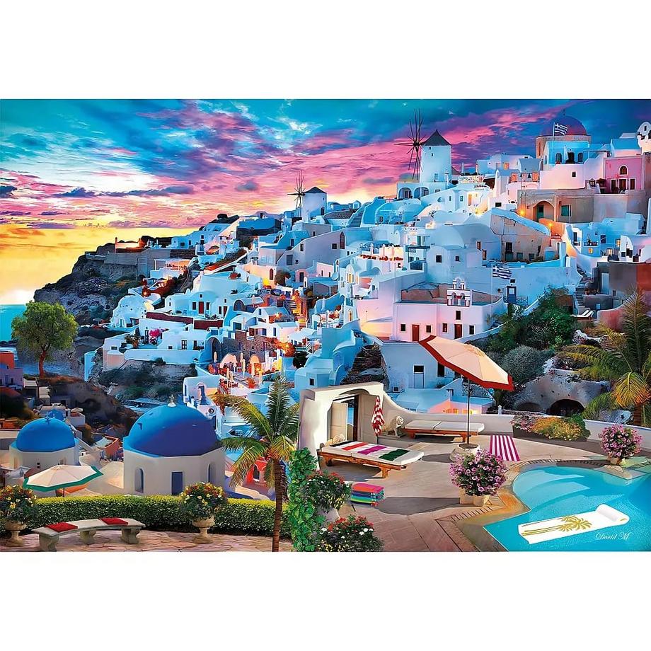Clementoni  Puzzle Blick auf Griechenland (500Teile) 