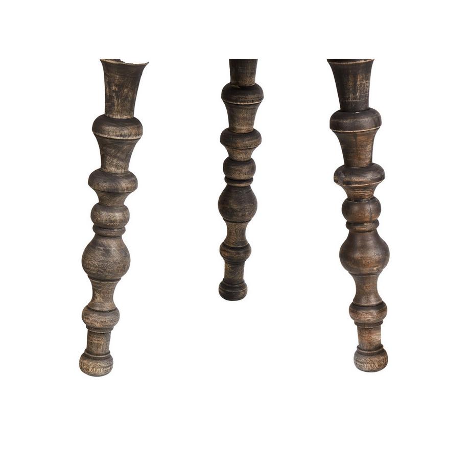 Beliani Beistelltisch 2er Set aus Mangoholz Rustikal MARNOO  