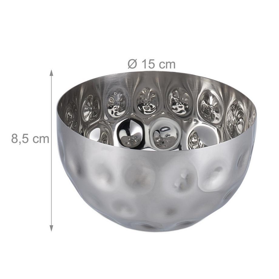 Northix Bol de service en argent  