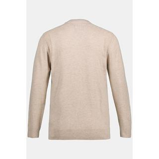 JP1880  Pullover in maglia lavorata con maniche lunghe e collo alto a costine, fino alla tg. 8XL 