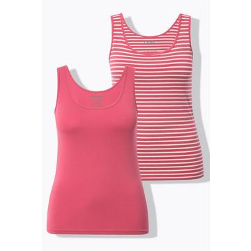 Canotte, confezione da 2, girocollo, senza maniche, cotone biologico