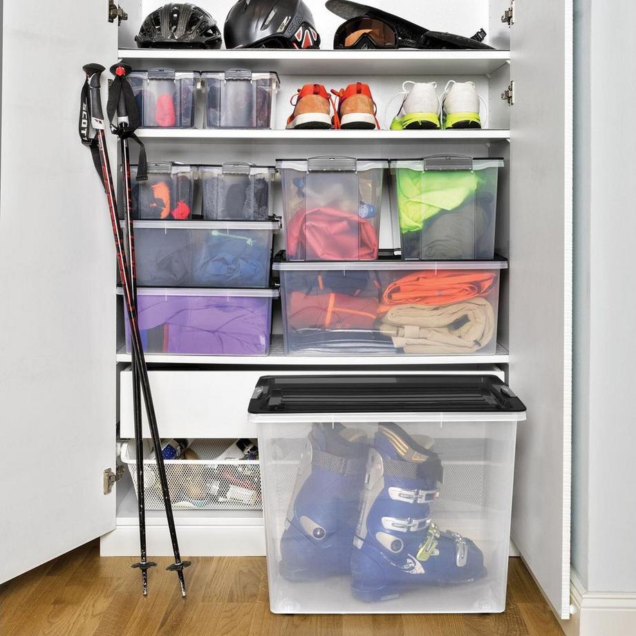 rotho  Aufbewahrungsbox Compact A5 / 4.5 Liter Anthrazit 