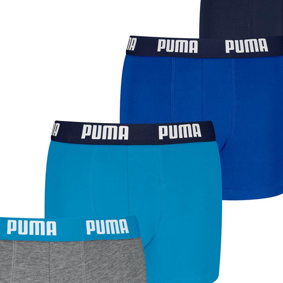 PUMA  Boxer Ragazzi Confezione da 4 Vestibilità confortevole-Everyday Basic Boxers ECOM 4P 