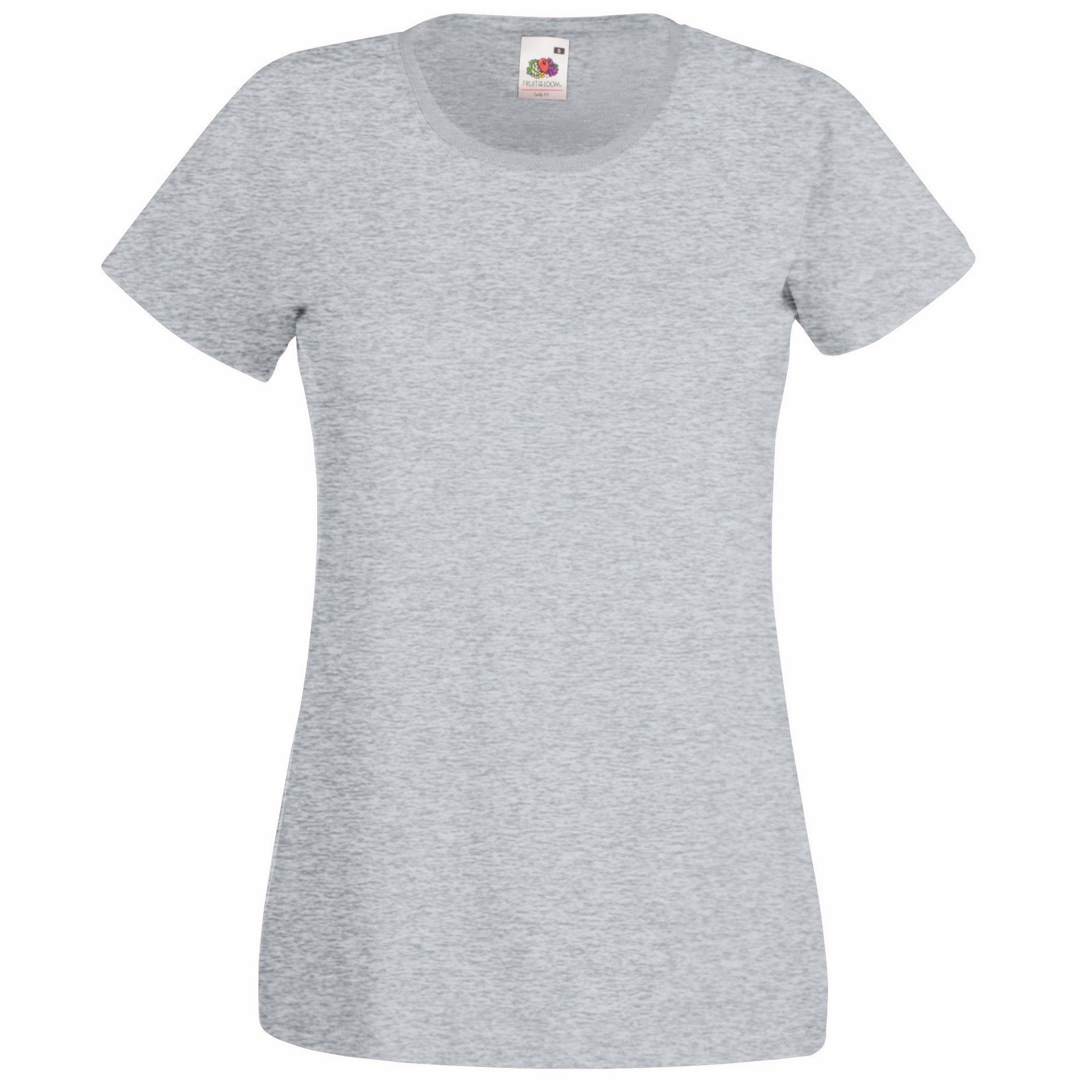 Image of Ladyfit Tshirt Damen Grau XL