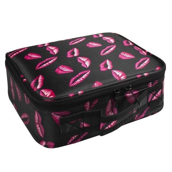 B2X  Schminktasche - Rosa Lippen 