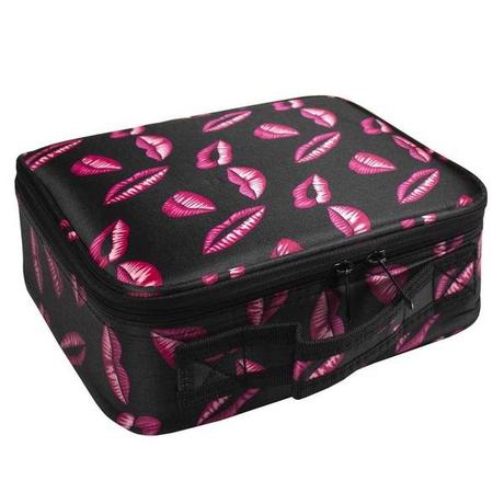 B2X  Schminktasche - Rosa Lippen 